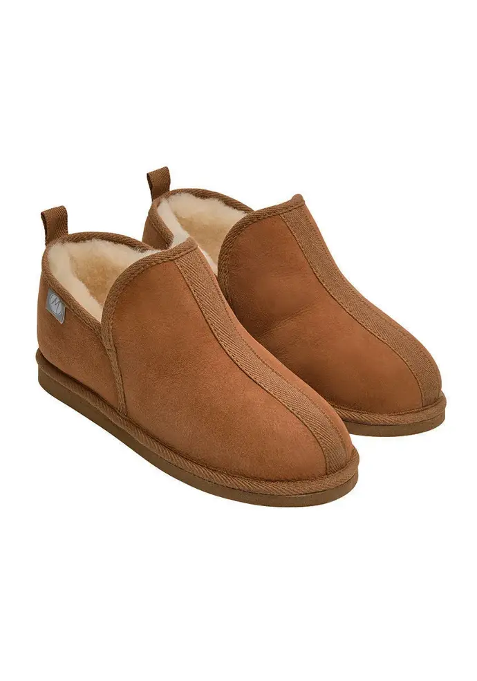 Chaussons montant en peau de mouton pour femme